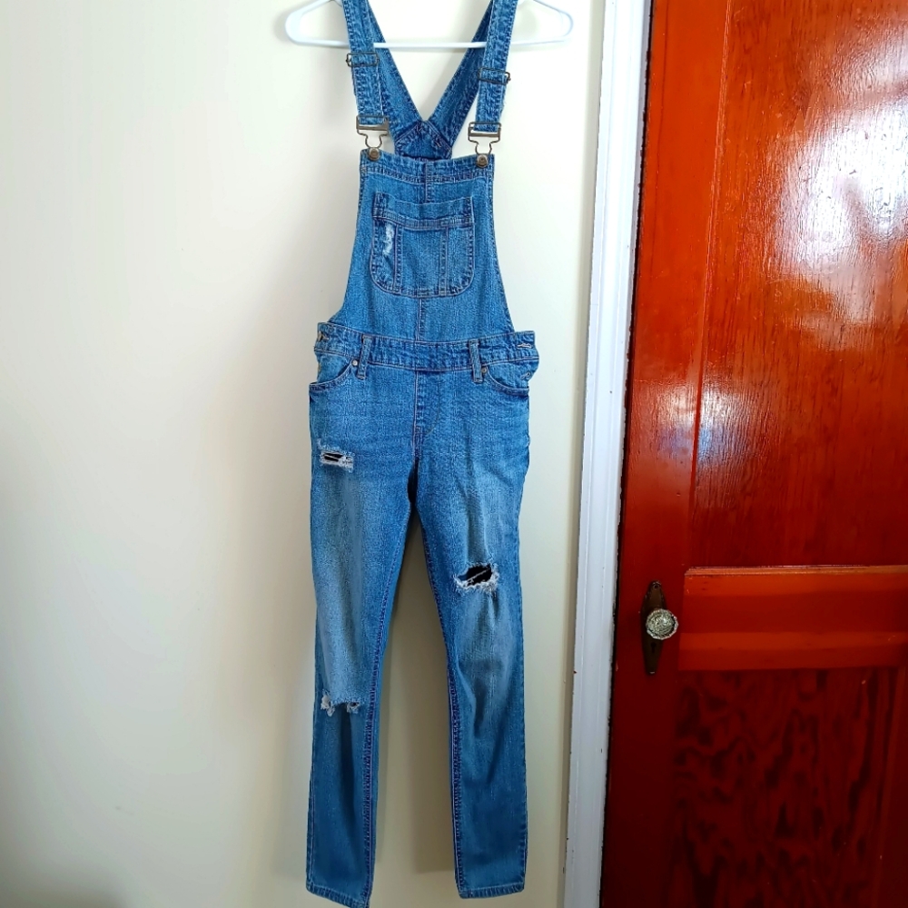 Blue Spice jean blue denim, overalls, size 1/size 2